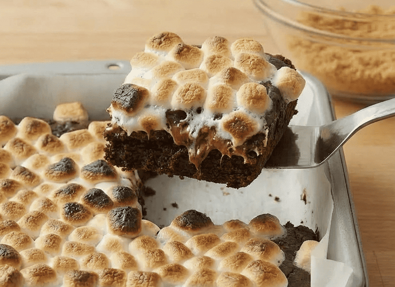 S’mores Brownies: The Ultimate Gooey, Graham Cracker & Marshmallow Dessert